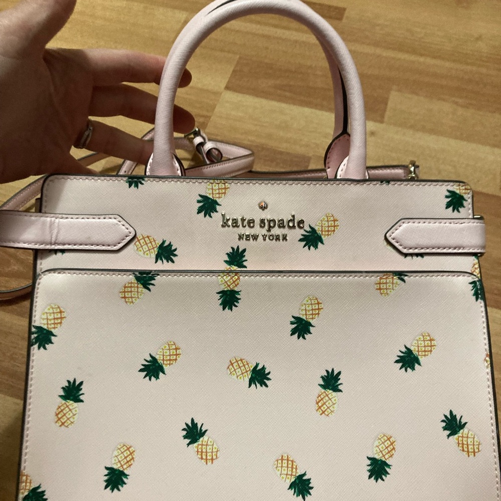 Kate spade pineapple purse with wallet